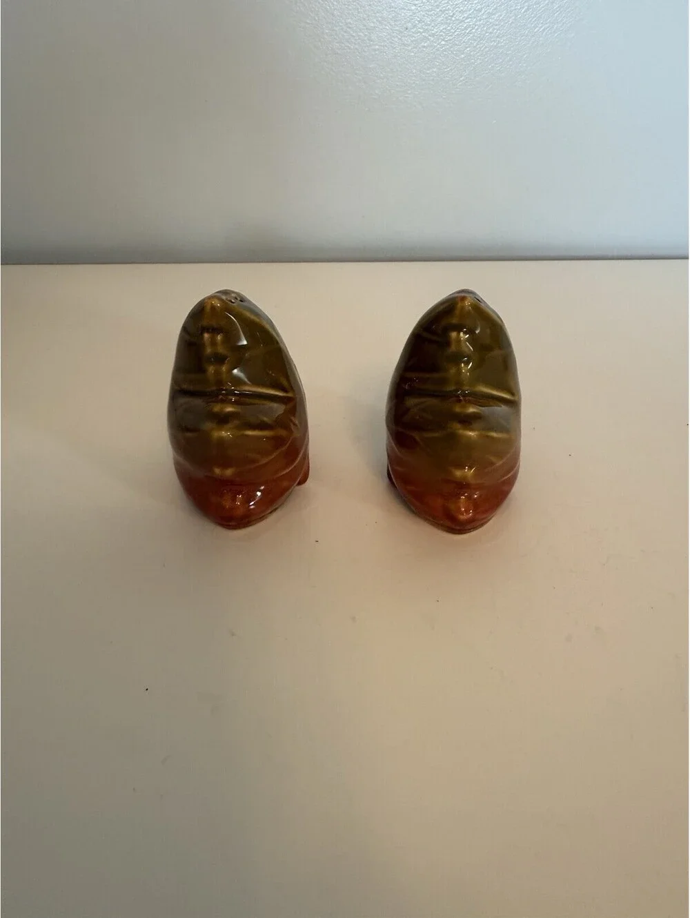 VTG Better Homes & Gardens Salt & Pepper Shakers Maple Leaf Fall Autumn EUC